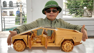 I have already owned a Tesla Cybertruck this way – Woodworking Art