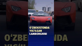 Xorazmda narxi yarim million dollar bo‘lgan Lamborghini Aventador nusxasi yig‘ildi