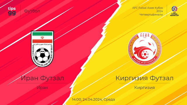 Иран – Киргизия | Футзал | Кубок Азии 2024 | 1/4 финал | Обзор матча