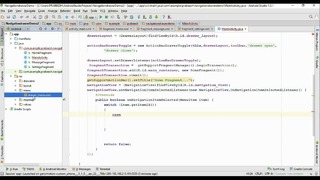 Android Studio Tutorial – 75 – Navigating between Menu Items of Navigation Drawe