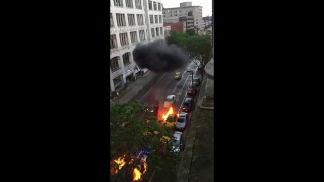 Взрывающиеся машины на съёмках «Форсаж 8»