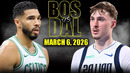 Бостон Селтикс – Даллас Маверикс | НБА | Обзор матча за 2026-03-07