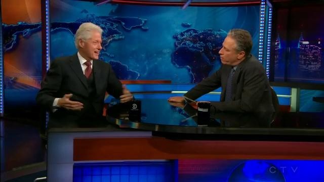 The Daily Show with Jon Stewart 9/18/2014 with Bill Clinton (ex-president)