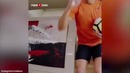 Cristiano Ronaldo perfectly flips water bottle in skills challenge