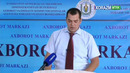 Xiva shahar Aholini ro‘yxatga olish bo‘limi boshlig‘i J.Ikramovning Xorazm MTRK da tashkil etilgan brifingda chiqishi