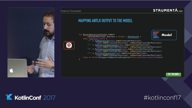 KotlinConf 2017 – Building Languages Using Kotlin by Federico Tomassetti