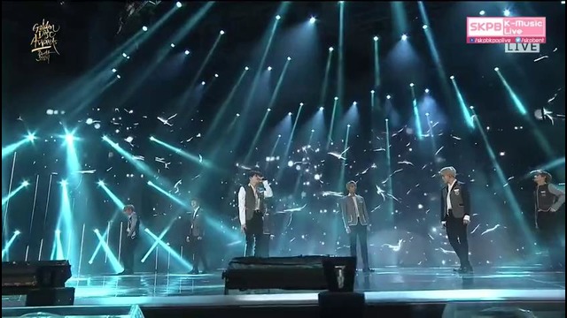 170114 BTS – War of Hormone, DOPE, I NEED U, FIRE @ Golden Disc Awards