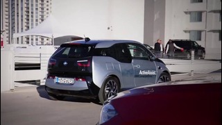 Trying to crash in a self-parking BMW — CES 2015