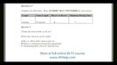 IELTS Listening Section 1 Practice Example with Answer Key
