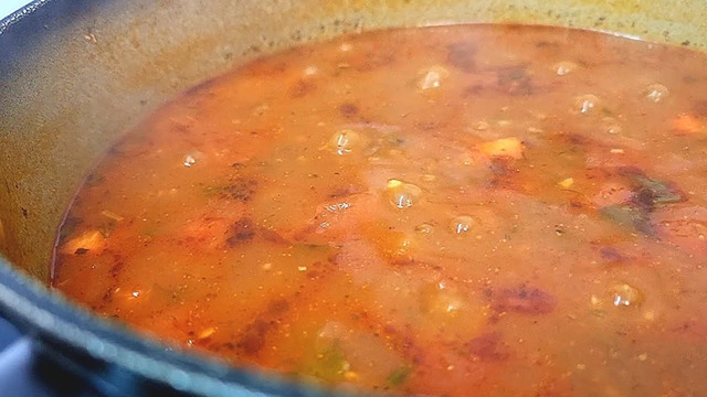 Суп из Говядины с Рисом. Бесподбный Грузинский Суп Харчо