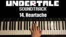 Undertale OST – 14. Heartache (Piano Cover by Amosdoll)