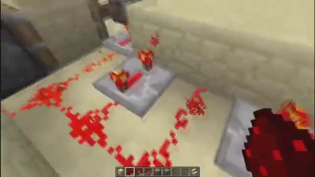 Minecraft Механизмы – Скрытая лестница в полу [1.9