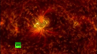 Космическая обсерватория NASA засняла потрясающие кадры солнечной активности