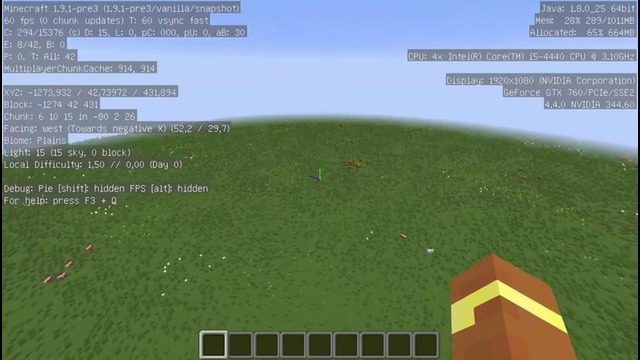 Гайд по созданию своих супер-плоских миров в Minecraft 1.9
