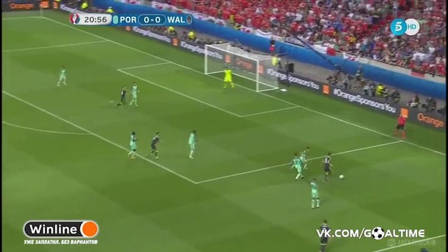 Португалия – Уэльс | Чемпионат Европы 2016 | 1/2 финала | Обзор матча