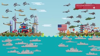 Мир инфографики – Китай против Японии