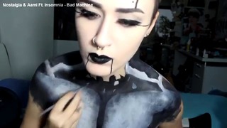 Kpop halloween vixx error inspired makeup