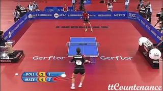 European Championships- Michael Maze-Timo Boll