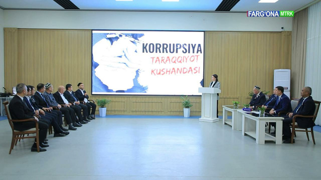 Korrupsiya – taraqqiyot kushandasi