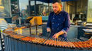 MEAT LOVERS’ DREAM! Hundreds of Uzbek Kebabs on a Giant Oval Grill