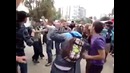Бабуля отжигает под электро