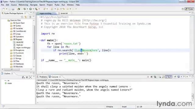 44 Phython Regular Expressions Searching with regular expressions