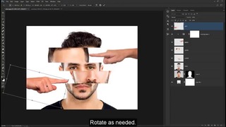 Photoshop Tutorial: Beginner: Face Slide Effect