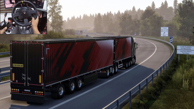Euro Truck Simulator 2 v1.48 | Thrustmaster TX gameplay