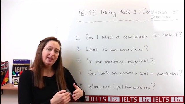 IELTS Writing Task 1׃ Conclusion or Overview