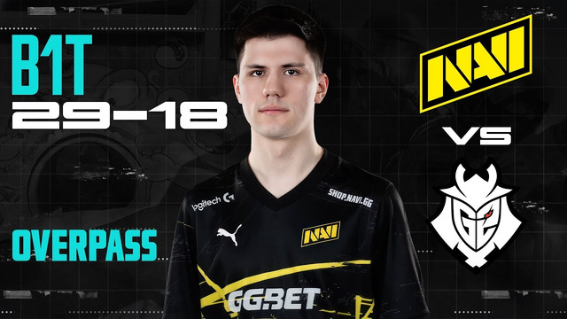 B1t delivered on Overpass vs G2! NAVI POV at BLAST Premier Spring Groups 2024