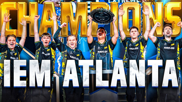 WE ARE THE CHAMPIONS OF IEM ATLANTA 2026 NAVI VLOG