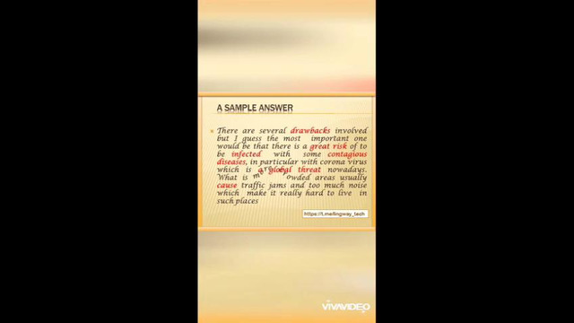IELTS Speaking. Part 3 samples