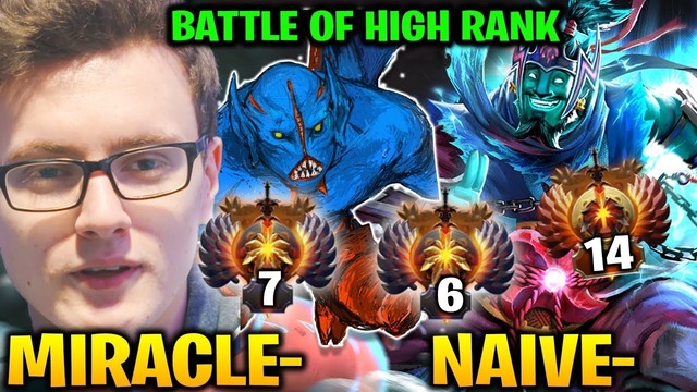 Dota 2 Miracle Bryle VS Naive – Battle of High Seasonal Ranking
