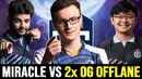 MIRACLE vs OG Offlane & Ex-Offlane in One Game