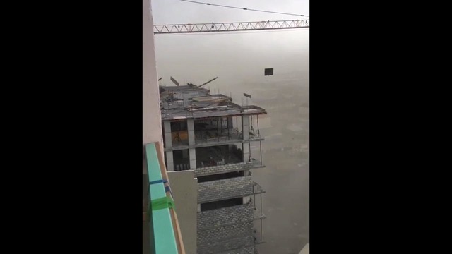 В Якутске сейчас ураган, похоже на апокалипсис