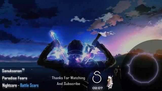 Nightcore – Battle Scars(Paradise Fears)