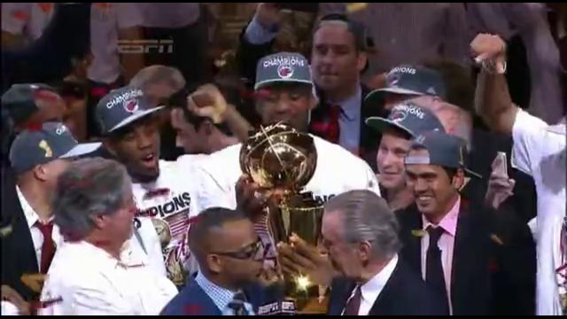 Церемония Награждения Команды NBA Miami Heat