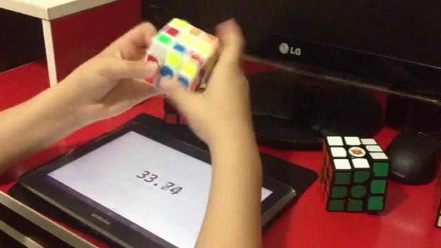 Super Record 4 Cubes in 1:10 minute