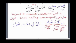 Мединский курс арабского языка том 2. Урок 6