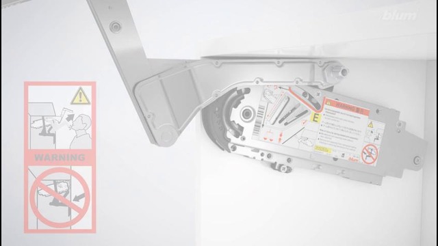 Откидной подъемный механизм AVENTOS HS (BLUM) – Фильм по монтажу