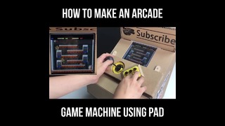 How to make an arcade game machine using pad