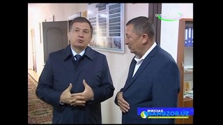 Shavkat Mirziyoyevning Jizzax viloyatiga tashrifi(27.04.2017)UzTV