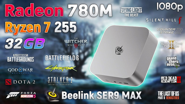 What can the New Beelink Mini PC with Radeon 780M do in Modern Games