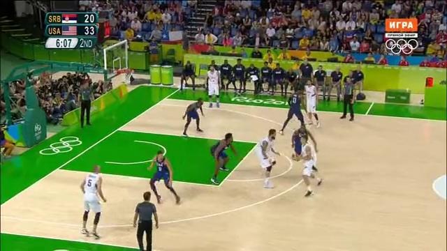 Олимпиада 2016. Рио. Баскетбол. Мужчины. Финал Сербия-США. 21.08.2016