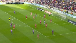 Фантастический гол Жорди Альбы в матче «Барселона» — «Атлетико Мадрид»