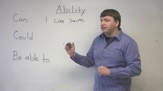 Speaking English – Expressing ability with CAN, COULD, BE ABLE TO