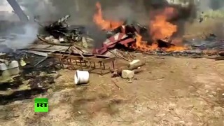 Момент столкновения самолётов ВВС Индии попал на видео