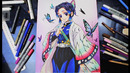 Speed Drawing – SHINOBU KOCHOU | Kimetsu No Yaiba (鬼滅の刃)