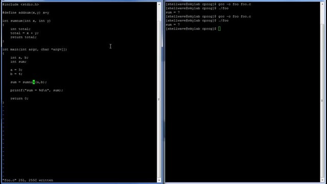 C Programming in Linux Tutorial #050 – Macro Functions
