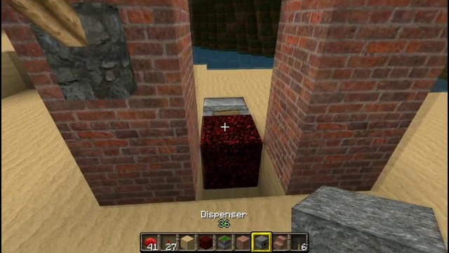Автоматический камин в Minecraft 1.5
